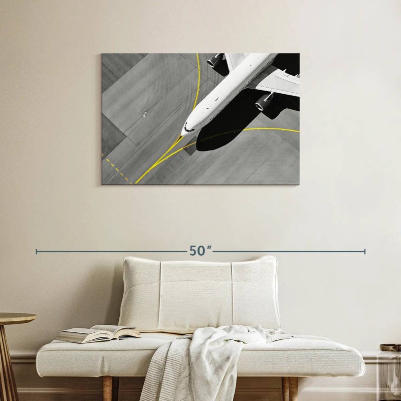 Mehar Airplane From Above, 24" H x 36" W