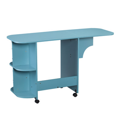 Duncan 51'' x 19'' Sewing Table with Sewing Machine Platform