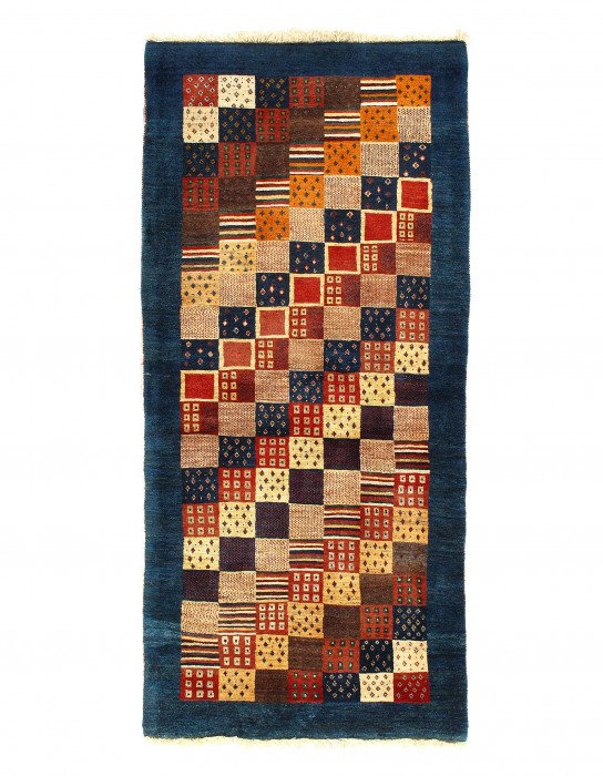 Tapis de couloir unique en laine 6 pi 7 po x 2 pi 11 po Deronna