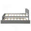 Lit plateforme simple avec lit gigogne-324240587