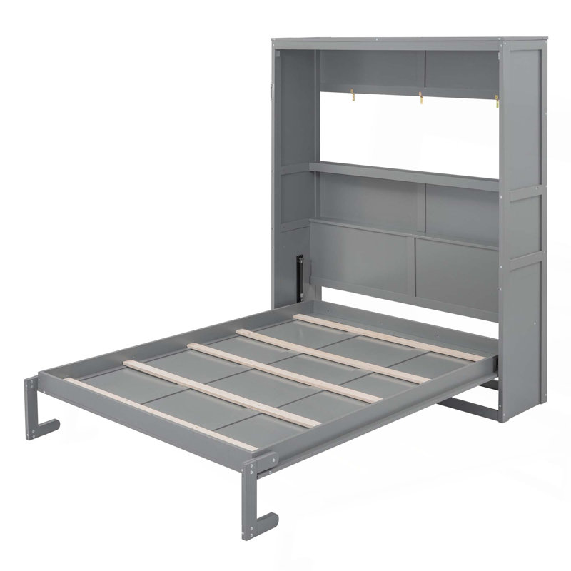Murphy Bed Wall Bed with Shelves