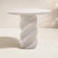 Nidia Lightweight Concrete Terrazzo Outdoor Bistro Table, Ivory