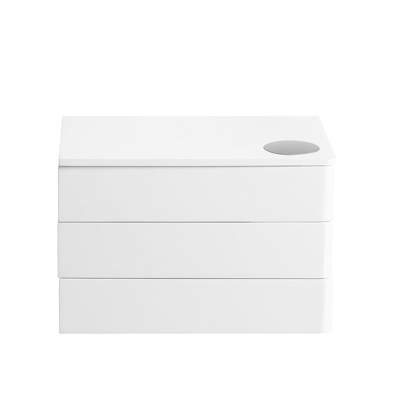 Umbra Spindle Jewelry Box, White