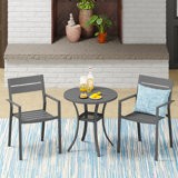Rares Outdoor Metal 3 Piece Bistro Set