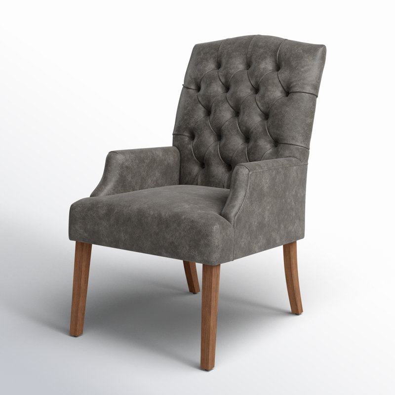 Fauteuil Kondo, Microfibre grise
