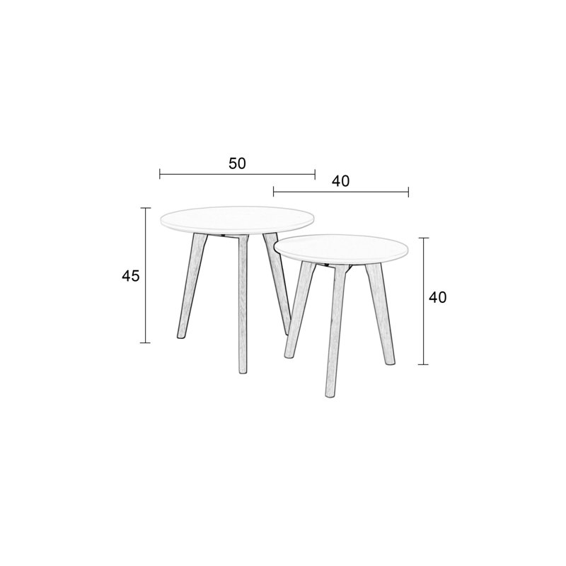 Bodine Nesting End Table