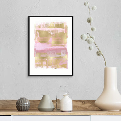 Reproduction d’art sur toile abstraite expression rosé par David Moore