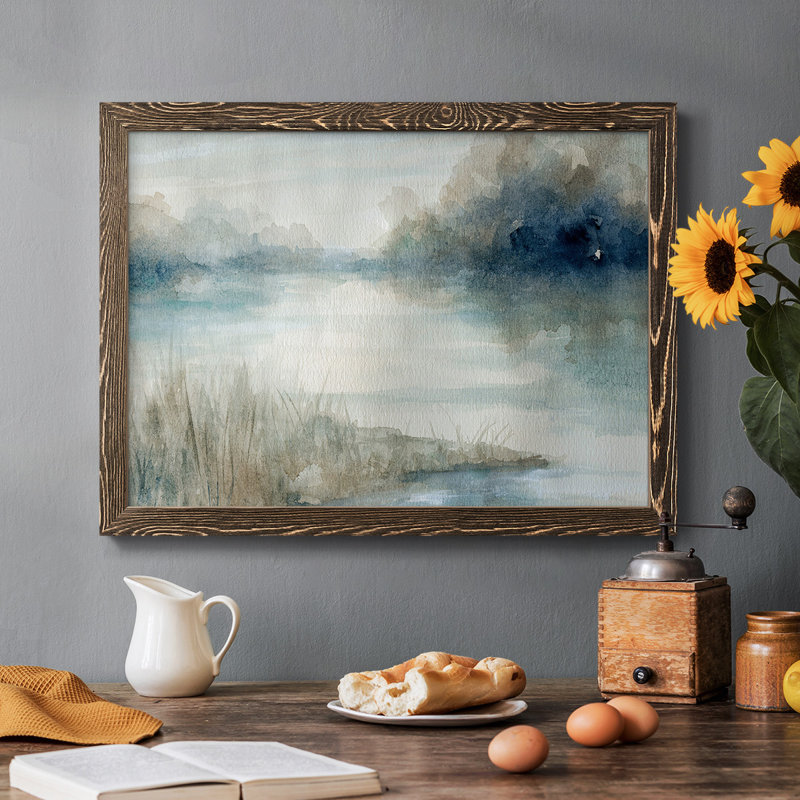 Still Still Waters, Noyer, H 14 po x l 20 po x P 1,5 po