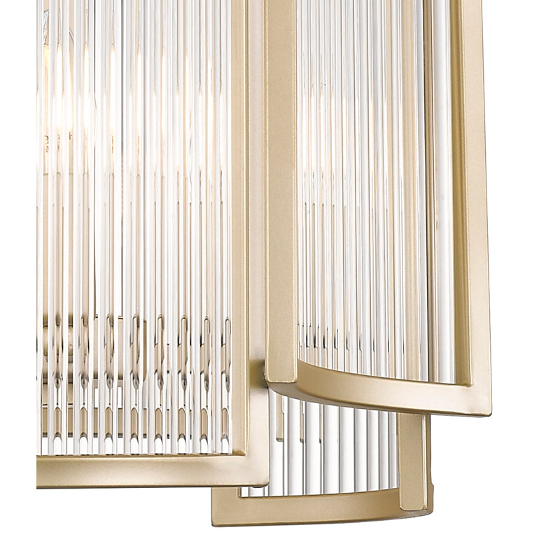Anspach 3 - Light Geometric Pendant, Matt Gold