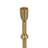Slender Aluminum Taper Candle Holder with Bead Accents, Bronze-343328721