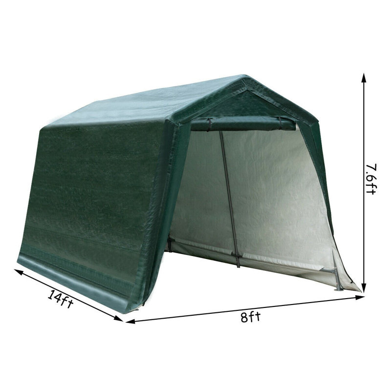 8 Ft. W x 14 Ft. D Steel Patio Gazebo