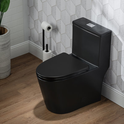 Casta Diva 0.9 GPF Elongated Chair Height Floor Mounted One-Piece Toilet (Seat Included) -  CD-T002