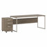 Bureau et piédestal mobile à 3 tiroirs