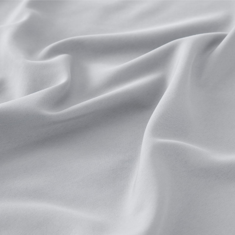 Bedsure Polyester & Rayon Derived from Bamboo Sheets, Gray, King Sheet Set with 2 Pillowcases