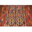 Tapis oriental réversible en laine Kilim 9 x 11