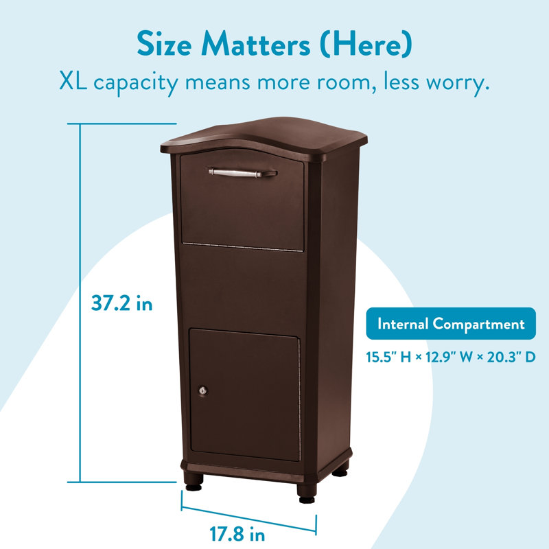elephantrunk Parcel Drop Box Rubbed Bronze, Oil Rubbed Bronze