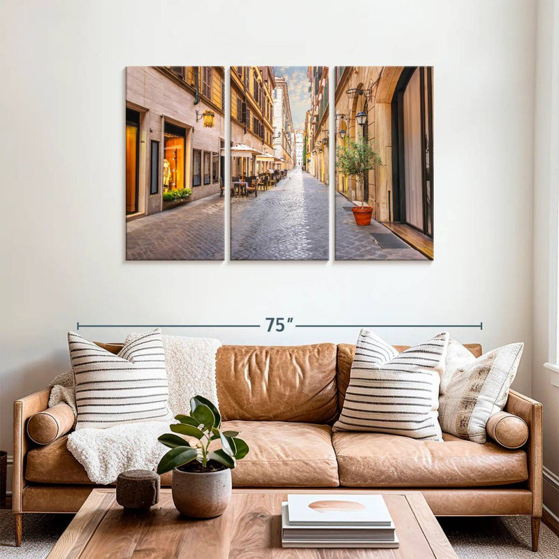 Sireci Via Borgogna Shops, 36" H x 57" W