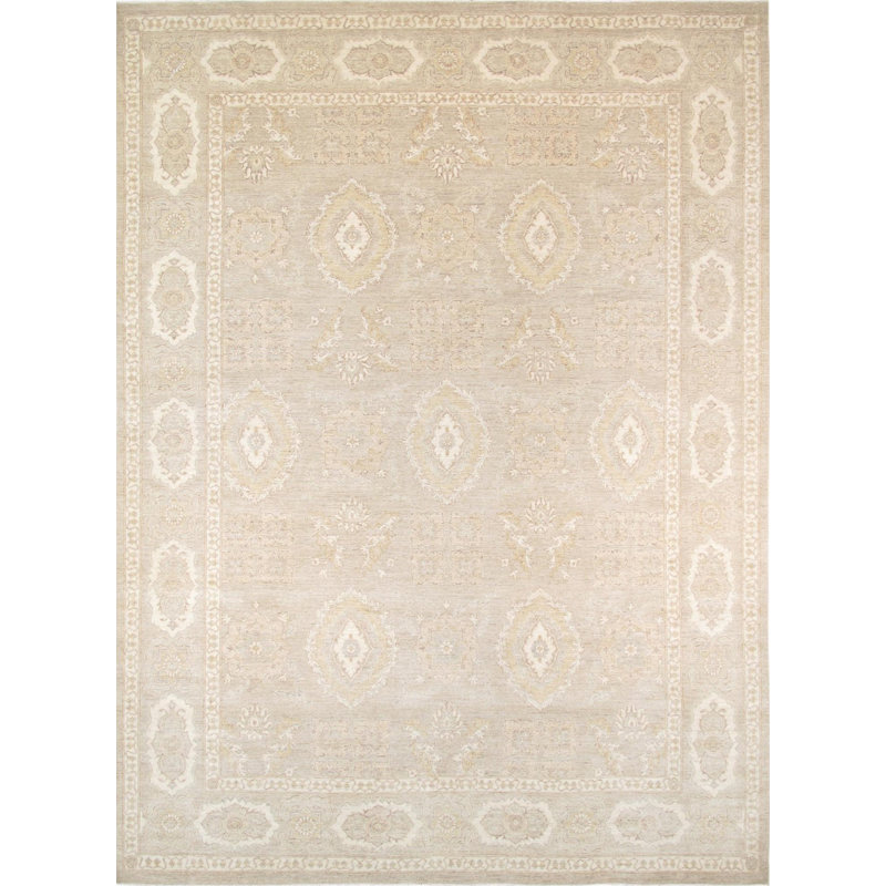 Bonview Oriental Area Rug in Silver