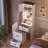 Small Makeup Vanity Set with LED Lights-1715336667
