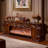 Hand-carved decorative heating fireplace-118004954