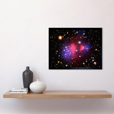 Hubble Space Telescope Galaxy Cluster 1E 0657-556 - Single Picture Frame Print