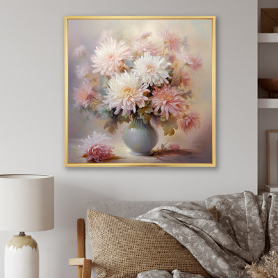 " Pink Chrysanthemums Romantic Impression III "