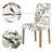 Hillsboro Botanical Print Stretch Fit Elastic Dining Chair Slipcover