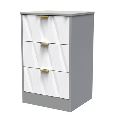 Las Vegas 45cm W Manufactured Wood Bedside Table