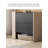 Modern Style Concealed Handle Bedside Table Double-Layer Storage Design Suitable For Bedroom