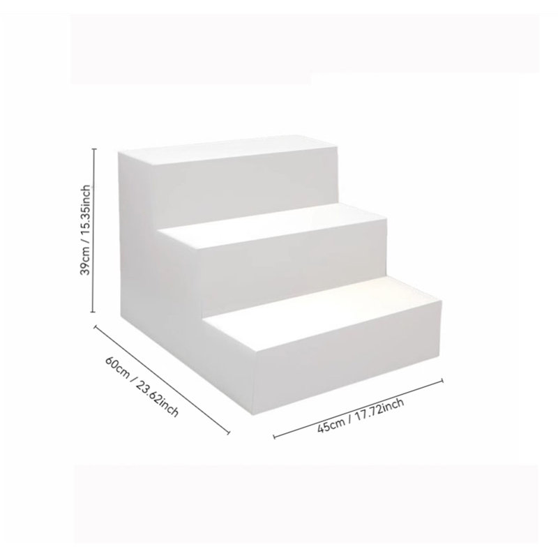 Escalier pour animaux de compagnie, H 15,35 po x l 17,71 po x P 23,62 po