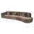 Camden Boneless 140'' Compression Curved Sectional Sofa-186109985