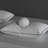 Luxury Feather and Down Pillow with Cotton Cover,Medium Support Bed Pillows for All Sleeper -814117451-814117450