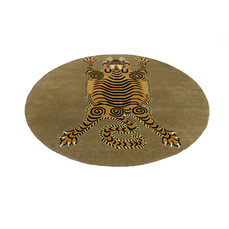 Tapis en laine Nevaehrose, Carré 6 pi 1 po