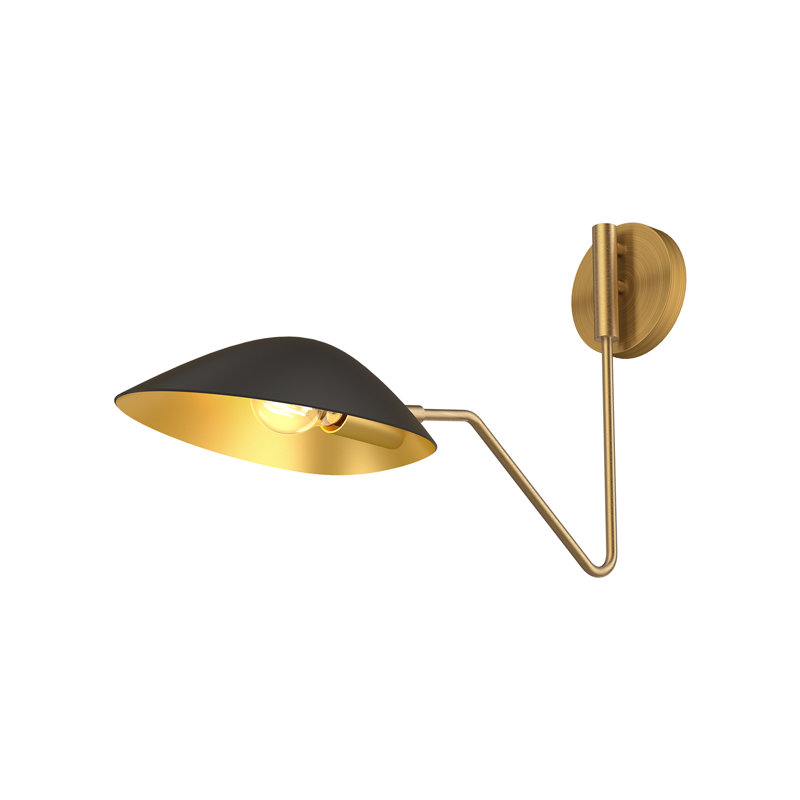 Raelle Bath Sconce, Matte Black, 1