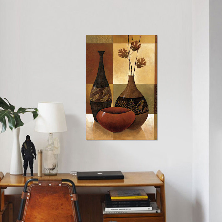 «Natures Patchwork II», impression sur toile, H 60 po x l 40po x P 1,5 po, Pas de tapis, Toile tendue