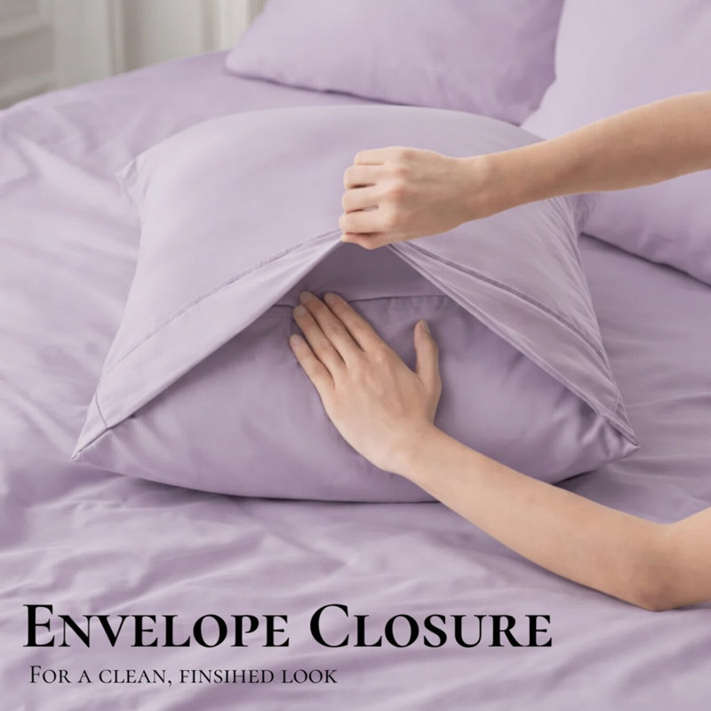 Ensemble de draps en bambou ultra doux - ensemble de 4 pièces - infroissable - feuilles de refroidissement avec poches profondes
