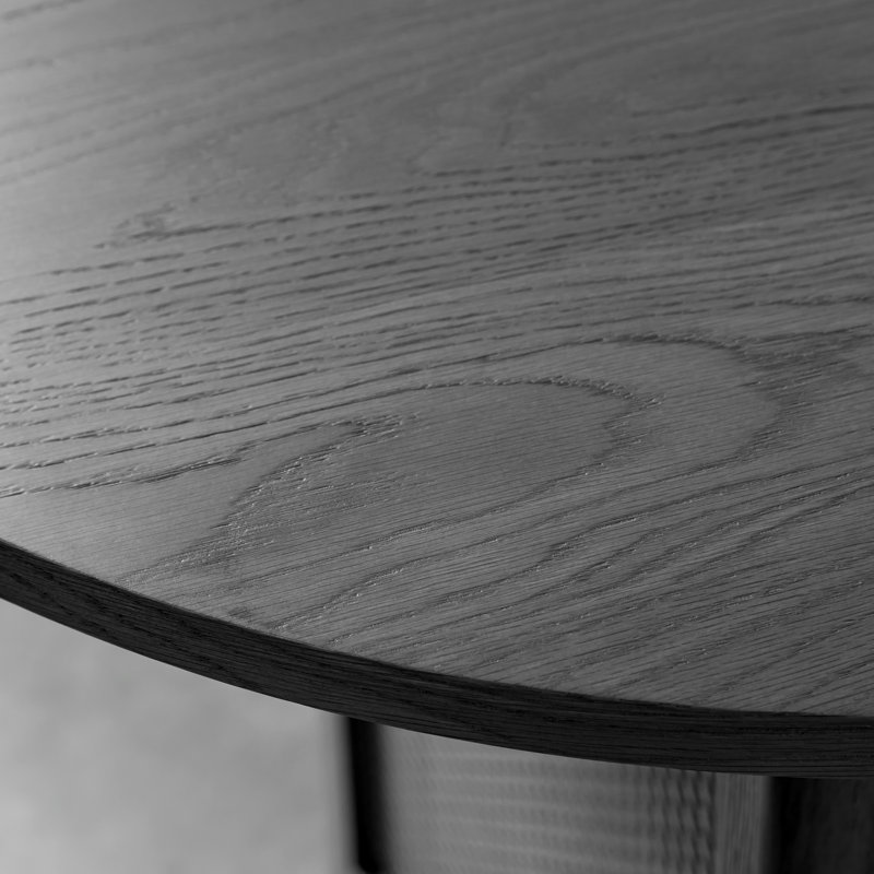 Ensemble de table de salle à manger 7 pièces Clee, Noir