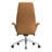 Adelmar Executive Conference Office Chair – Leather Swivel Task Seating with Lumbar Support and Aluminum Frame for Home Office, Study-660000219