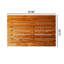 Tapis de massage en bois de teck antidérapant 