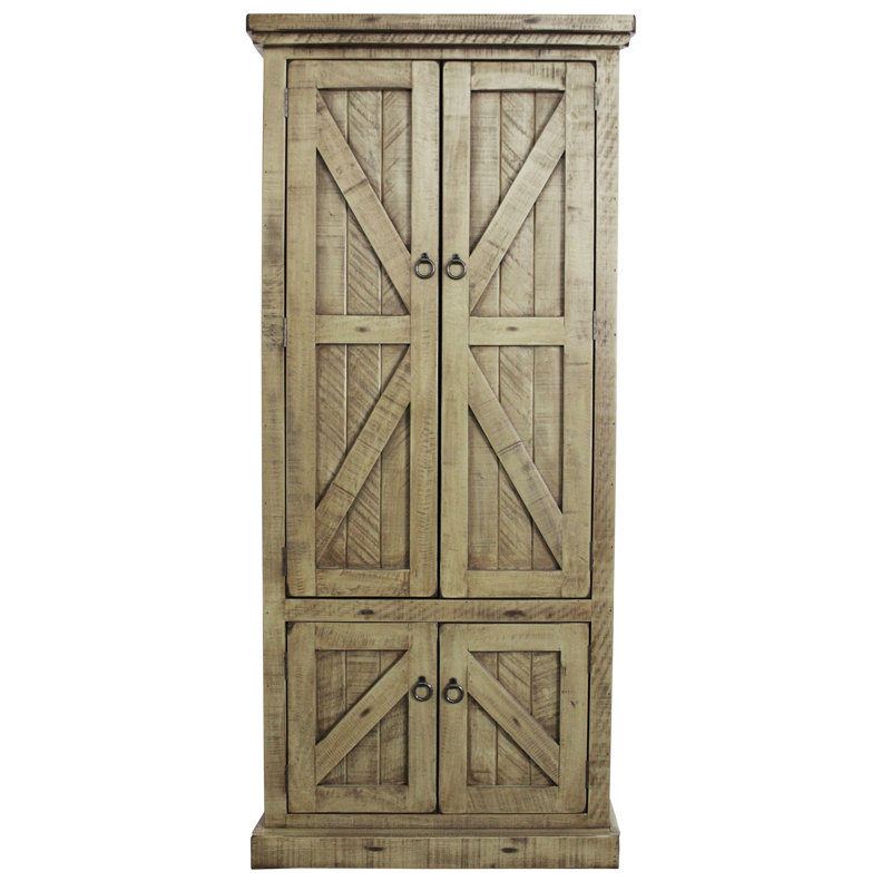 Armoire garde-manger 75 po Zimmerman, Vert rustique