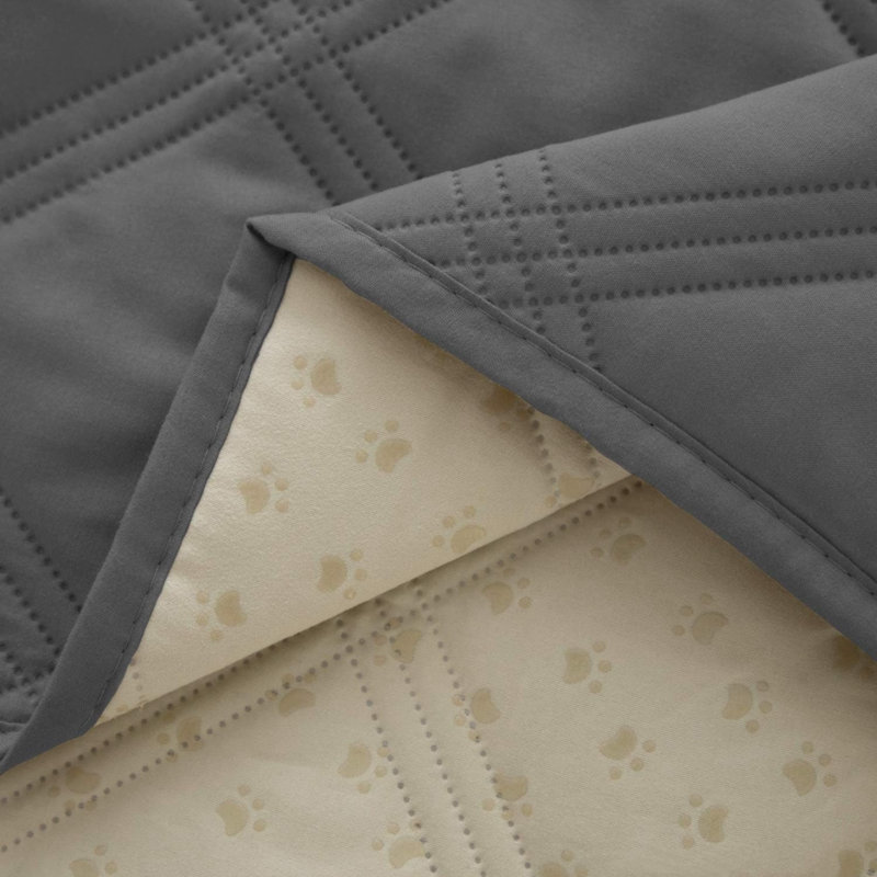 Couverture imperméable pour lit pour chien avec dossier antidérapant pour canapé