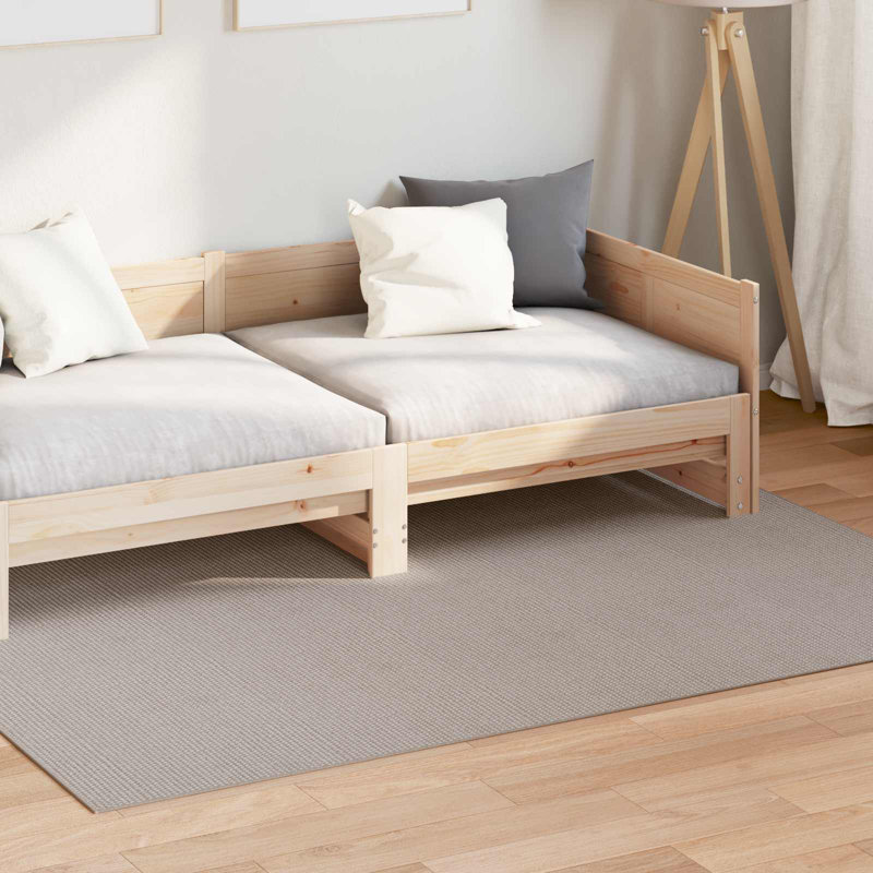 Modern Indoor Rug, Cream/Taupe, Rectangle 120 x 170 cm