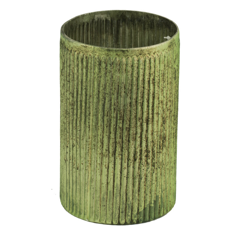 Remigio Glass Table Vase, 8" H x 5" W x 5" D