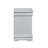 Louis Philippe III Platinum Finish Nightstand-1137834018