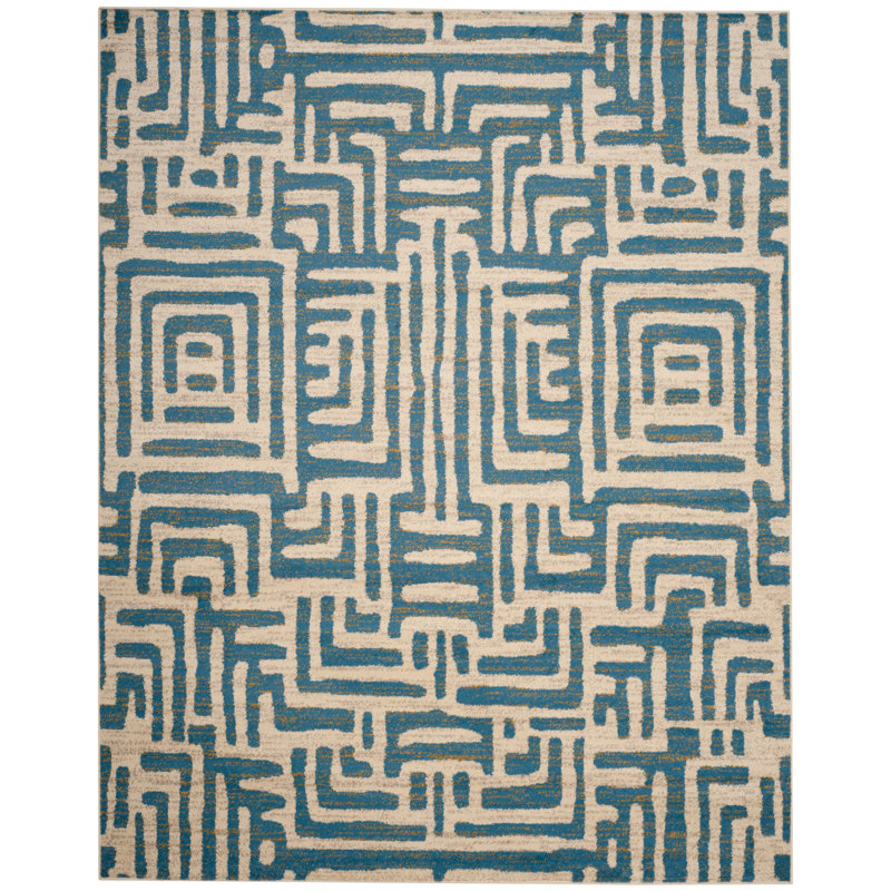 Allenby Performance Geometric Rug, Rectangle 8' x 10'