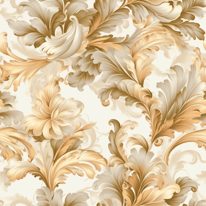 Polyester Comforter, Gold/Beige Floral, King Comforter