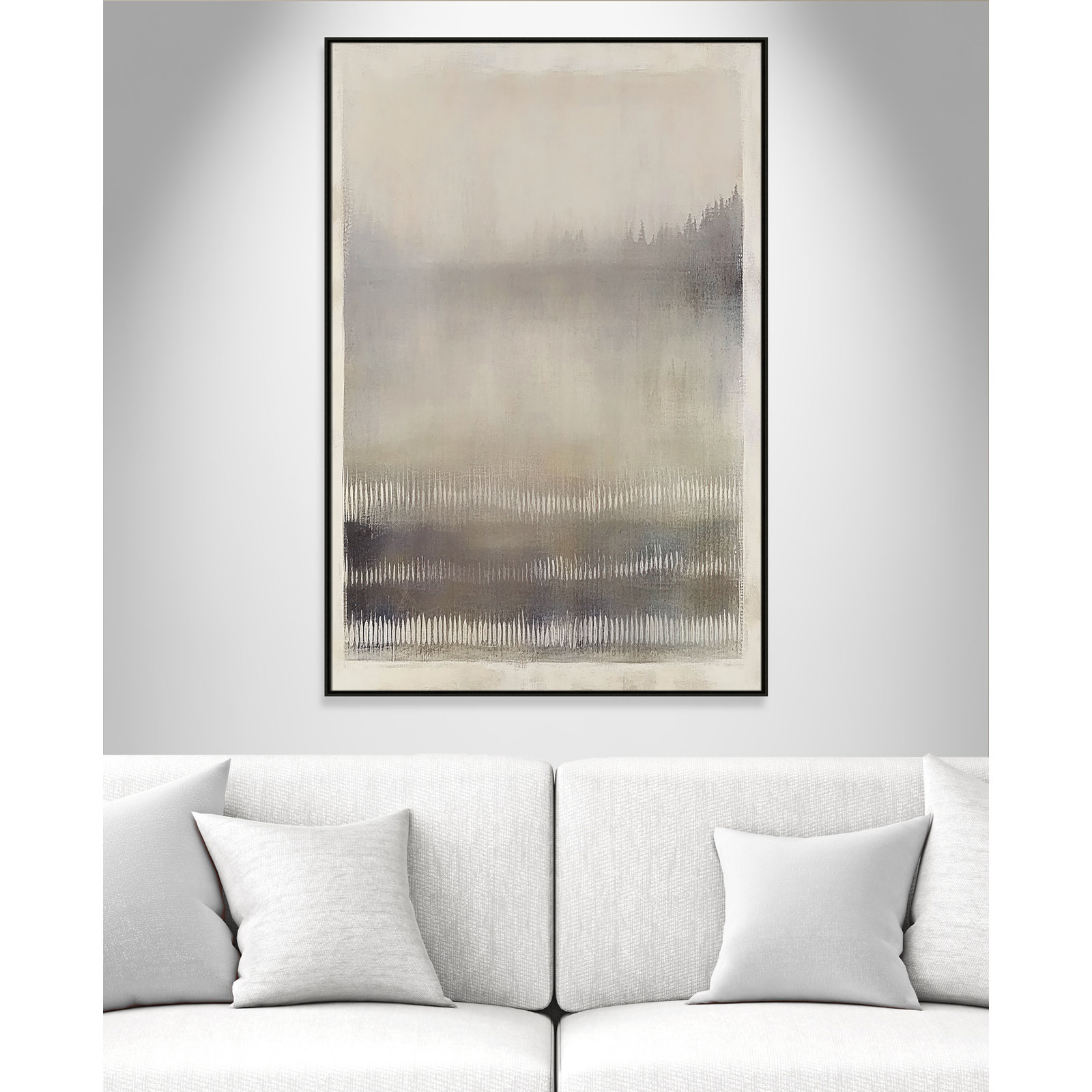 Balanced Silence III Print by Irena Orlov, 61.5" H x 41.5" W, Espresso Floater