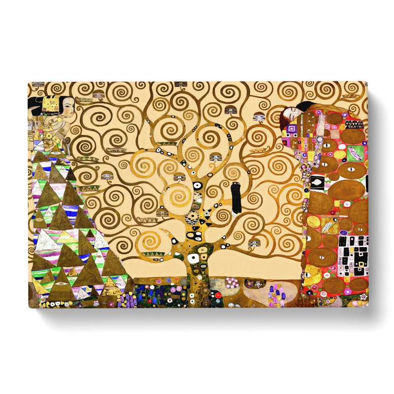The Tree Of Life by Gustav Klimt - Wrapped Canvas Print, 40cm H x 60cm W x 3cm D