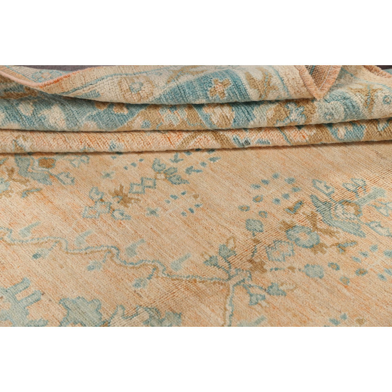 One-of-a-Kind 8'10" X 12'1" New Age Wool Area Rug in