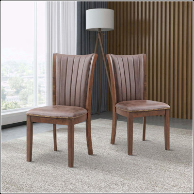 Wooden Dining Chairs Set Of 2